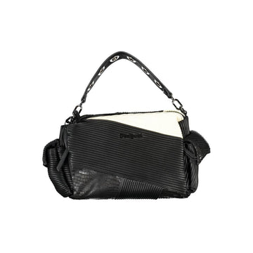 Desigual Black Polyethylene Handbag - Beyzy Store - Desigual