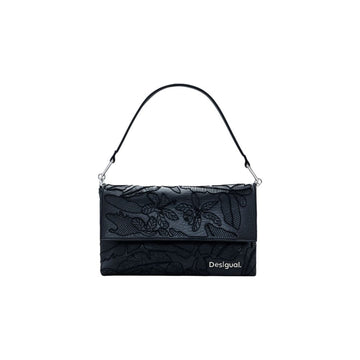 Desigual Black Polyethylene Handbag - Beyzy Store - Desigual