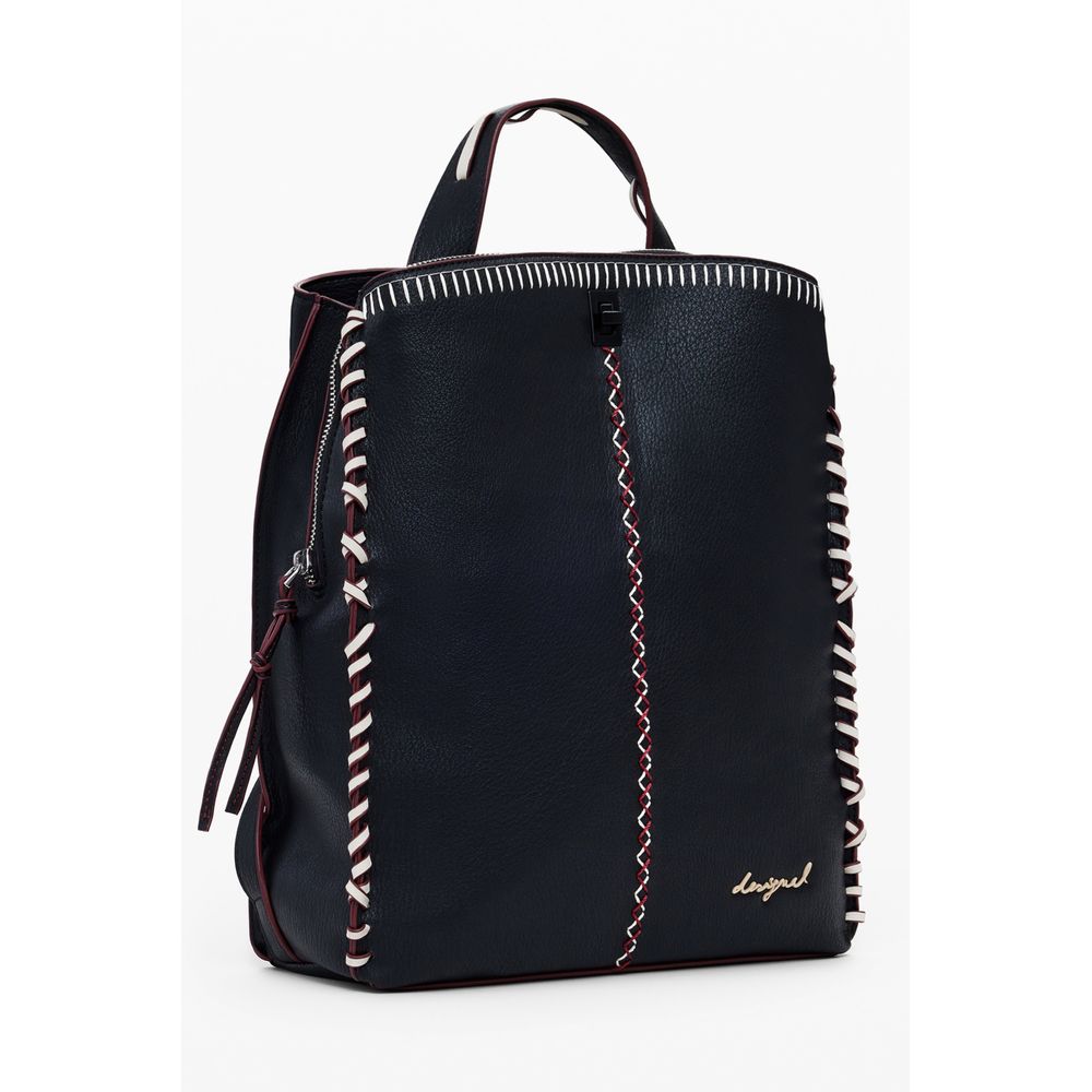 Desigual Black Polyethylene Women Backpack - Beyzy Store - Desigual