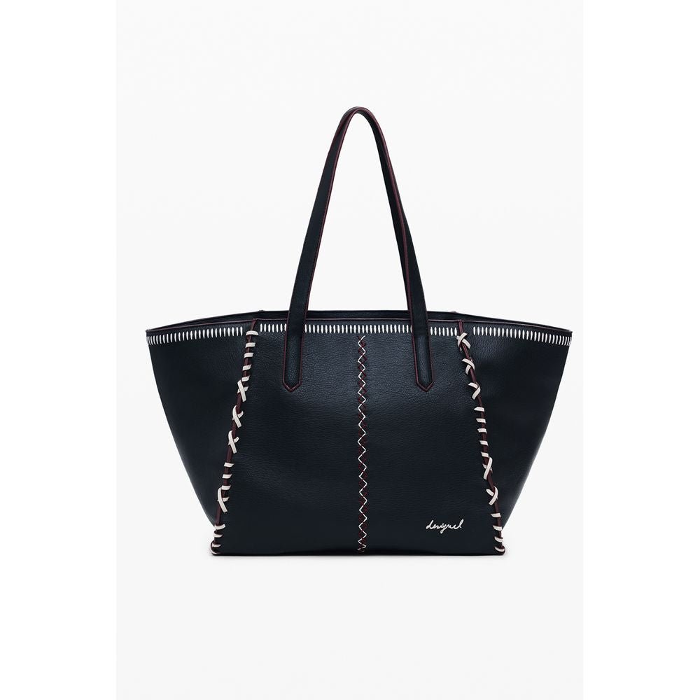 Desigual Black Polyethylene Women Handbag - Beyzy Store - Desigual