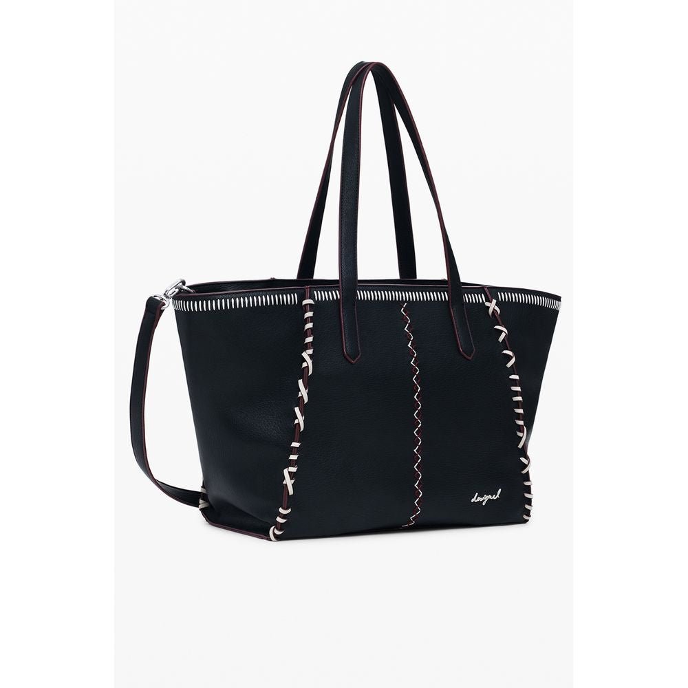 Desigual Black Polyethylene Women Handbag - Beyzy Store - Desigual