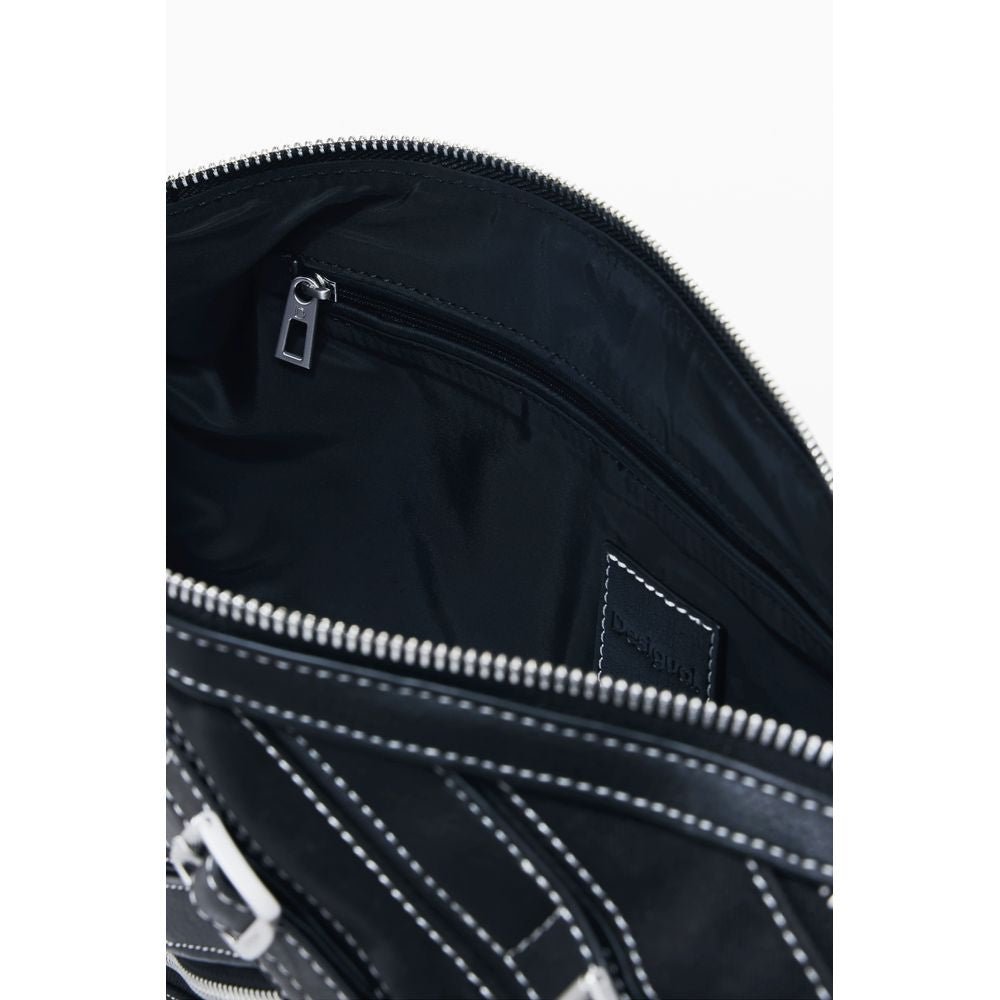 Desigual Black Polyethylene Women Handbag - Beyzy Store - Desigual