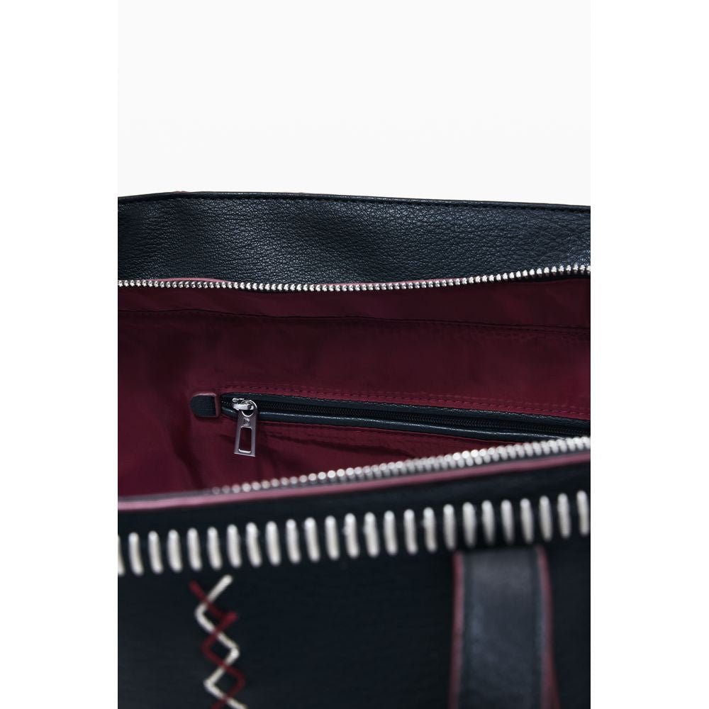 Desigual Black Polyethylene Women Handbag - Beyzy Store - Desigual