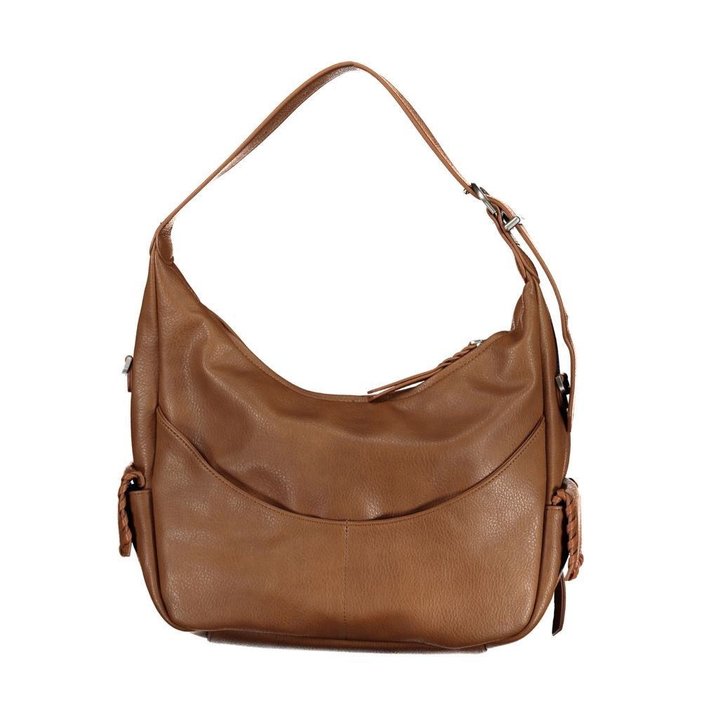 Desigual Brown Polyethylene Handbag - Beyzy Store - Desigual