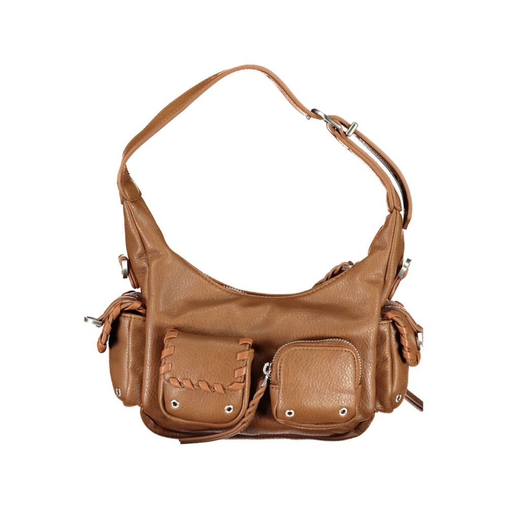 Desigual Brown Polyethylene Handbag - Beyzy Store - Desigual