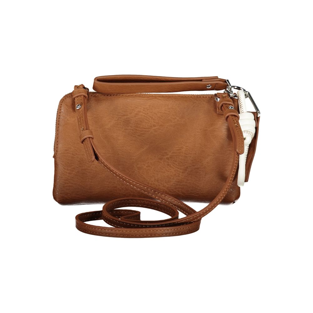 Desigual Brown Polyethylene Handbag - Beyzy Store - Desigual