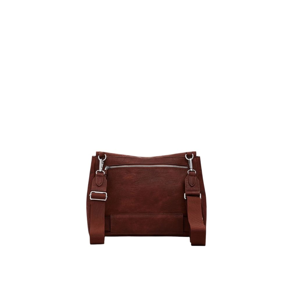 Desigual Brown Polyethylene Handbag - Beyzy Store - Desigual
