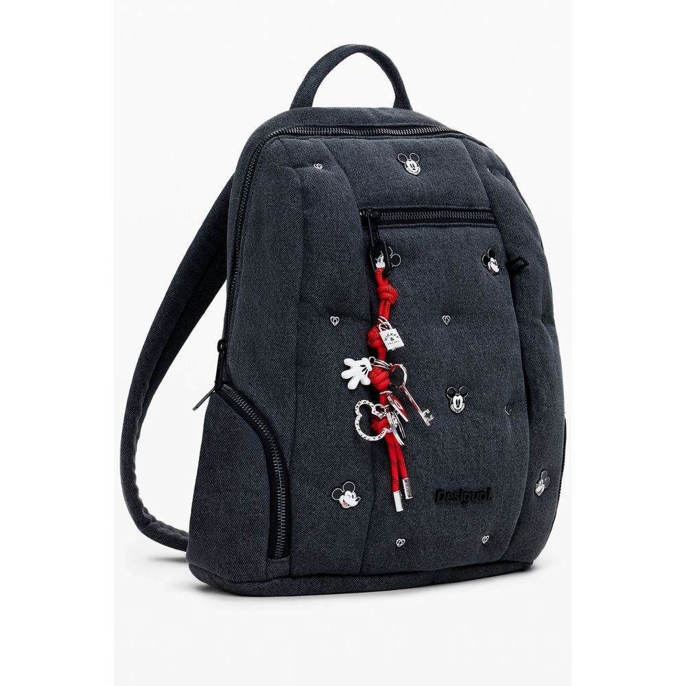 Desigual Gray Polyester Women Backpack - Beyzy Store - Desigual