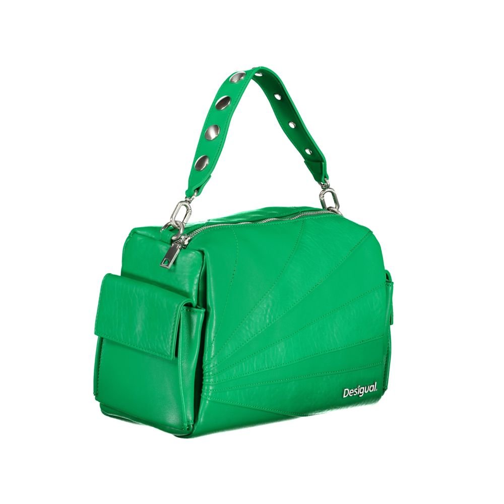 Desigual Green Polyethylene Handbag - Beyzy Store - Desigual