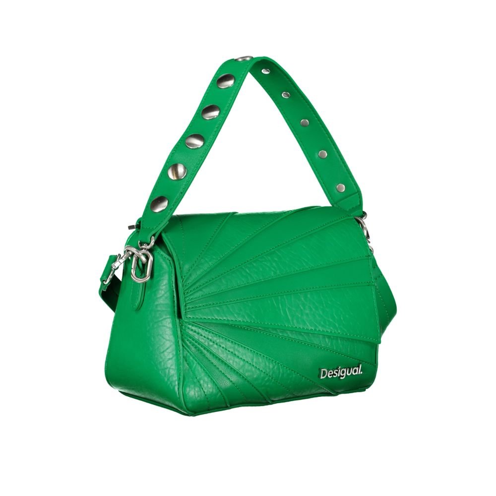 Desigual Green Polyethylene Handbag - Beyzy Store - Desigual