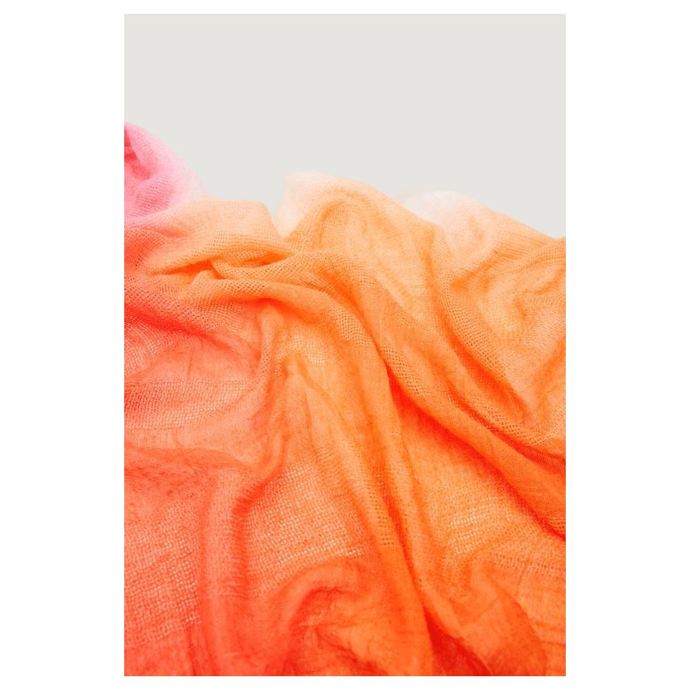 Desigual Orange Polyester Scarf - Beyzy Store - Desigual