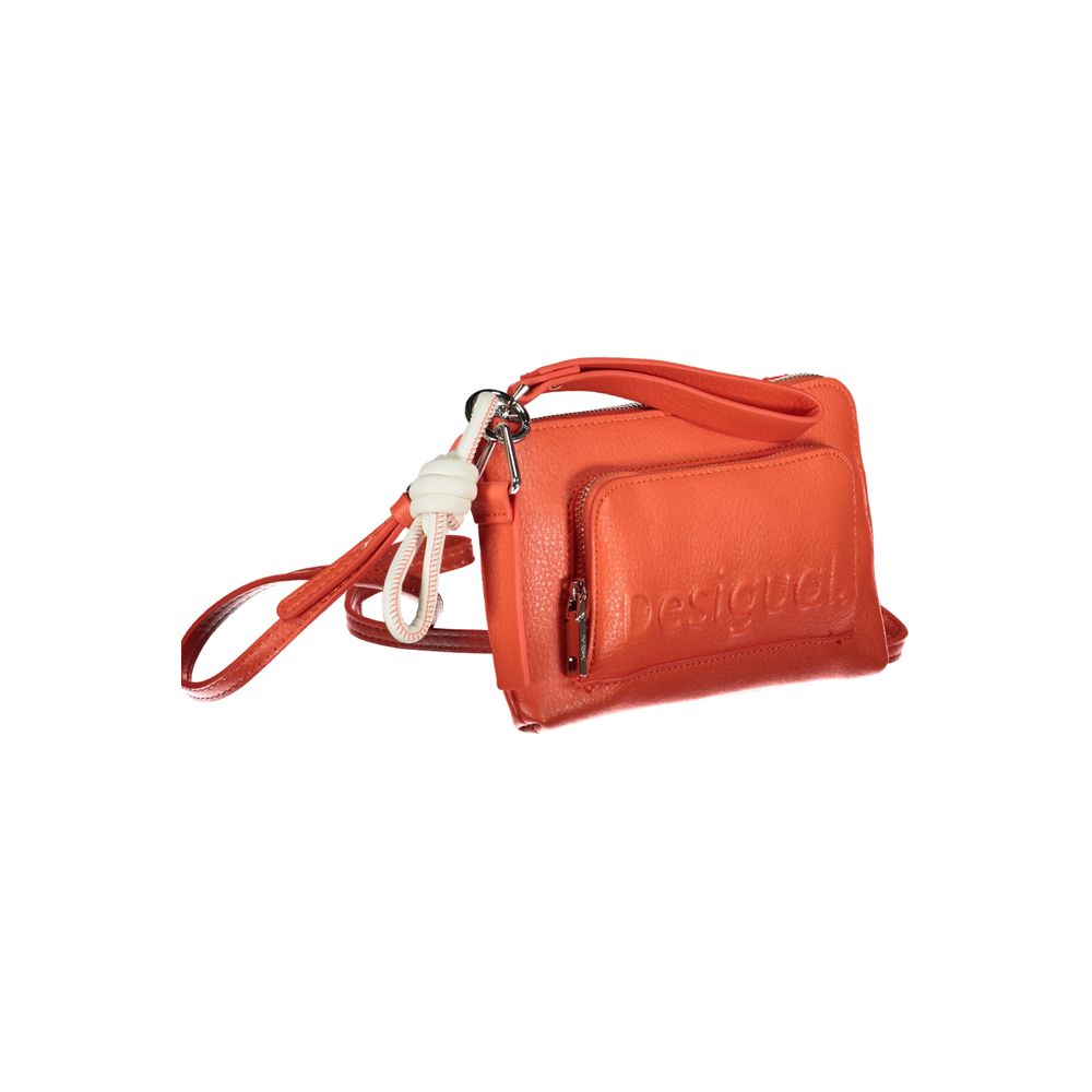 Desigual Pink Polyethylene Handbag - Beyzy Store - Desigual