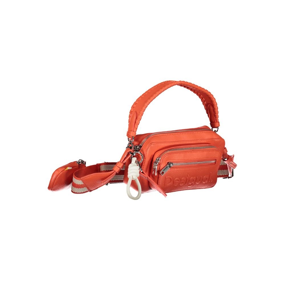 Desigual Pink Polyethylene Handbag - Beyzy Store - Desigual