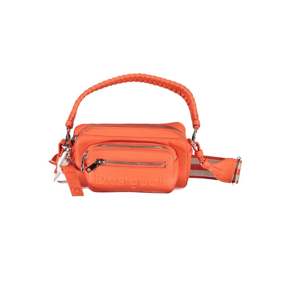 Desigual Pink Polyethylene Handbag - Beyzy Store - Desigual