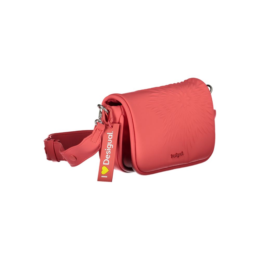 Desigual Red Polyethylene Handbag - Beyzy Store - Desigual