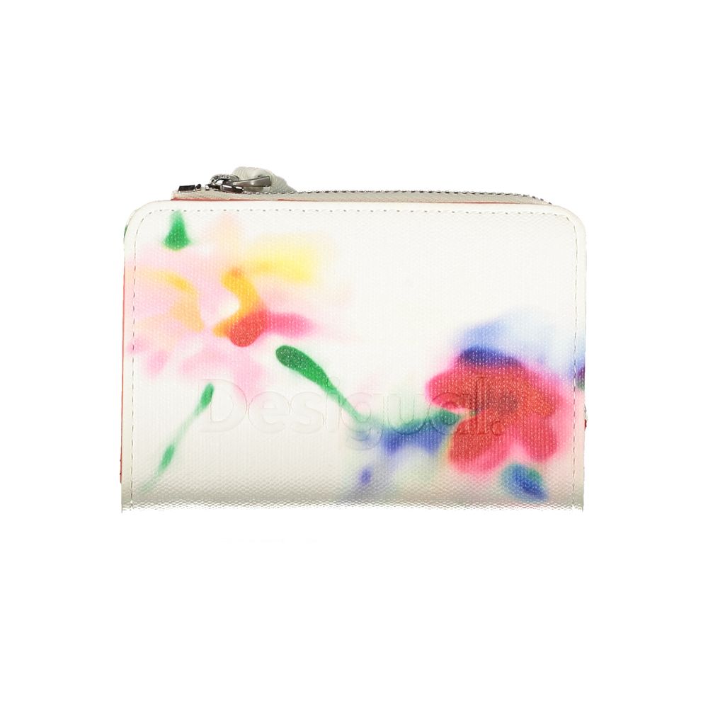 Desigual White Polyester Wallet - Beyzy Store - Desigual