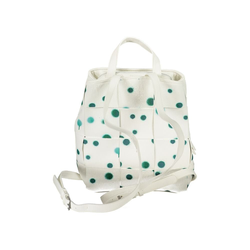 Desigual White Polyethylene Backpack - Beyzy Store - Desigual