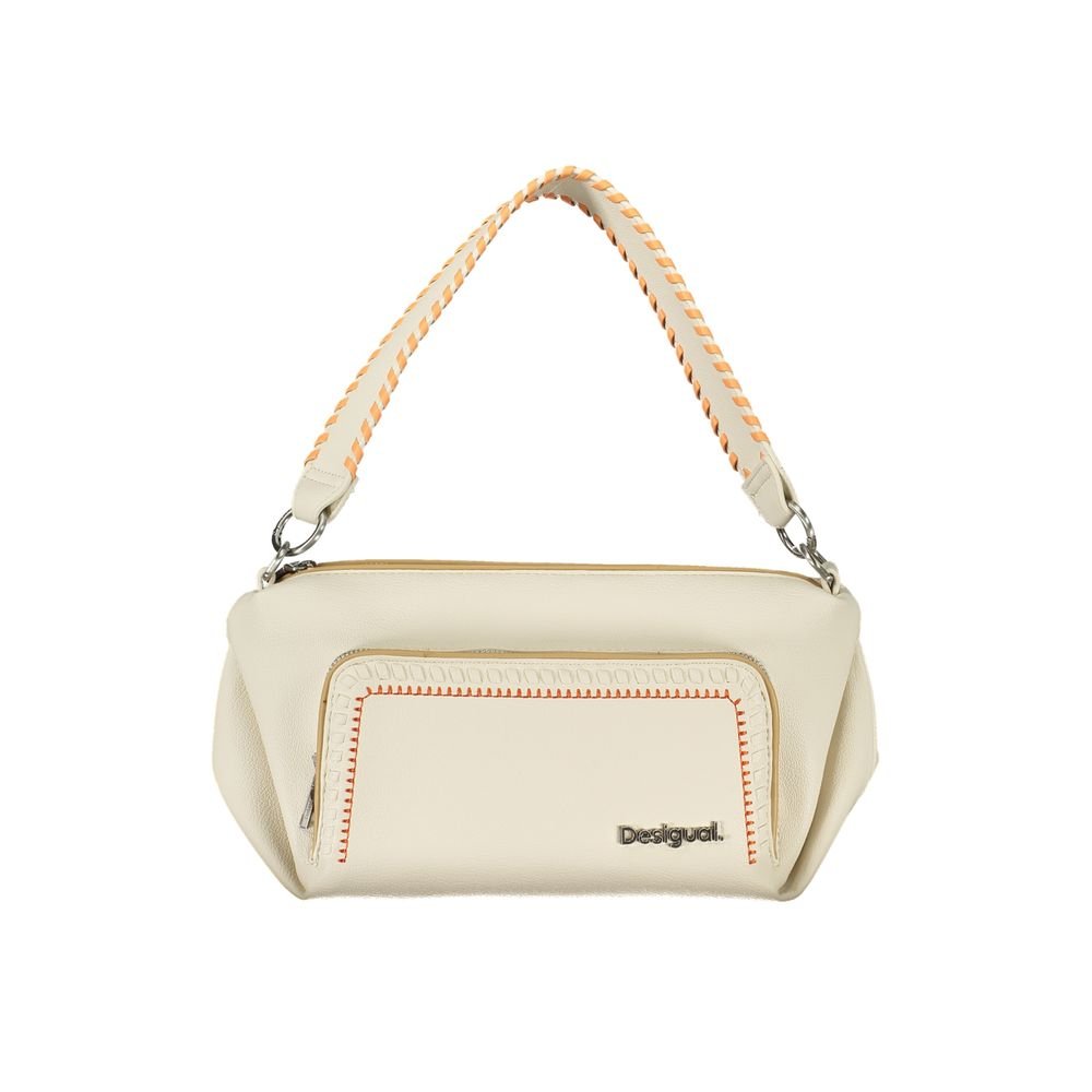 Desigual White Polyethylene Handbag - Beyzy Store - Desigual