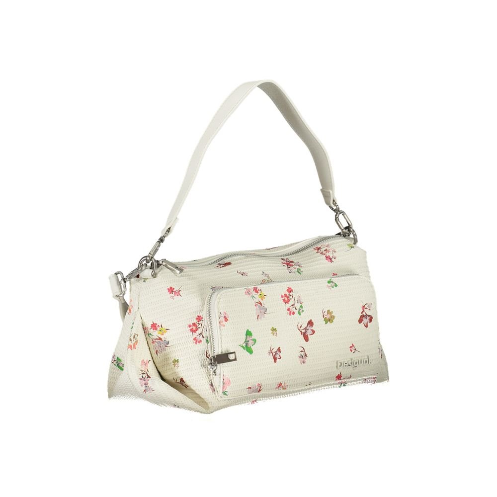 Desigual White Polyethylene Handbag - Beyzy Store - Desigual