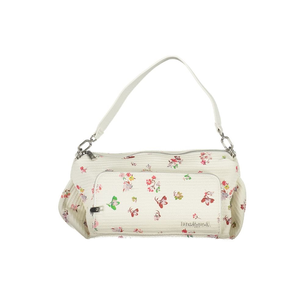Desigual White Polyethylene Handbag - Beyzy Store - Desigual
