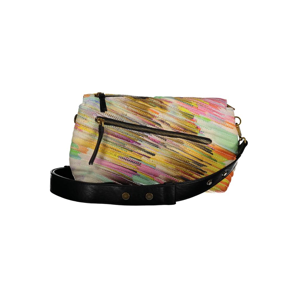 Desigual Yellow Polyester Handbag - Beyzy Store - Desigual