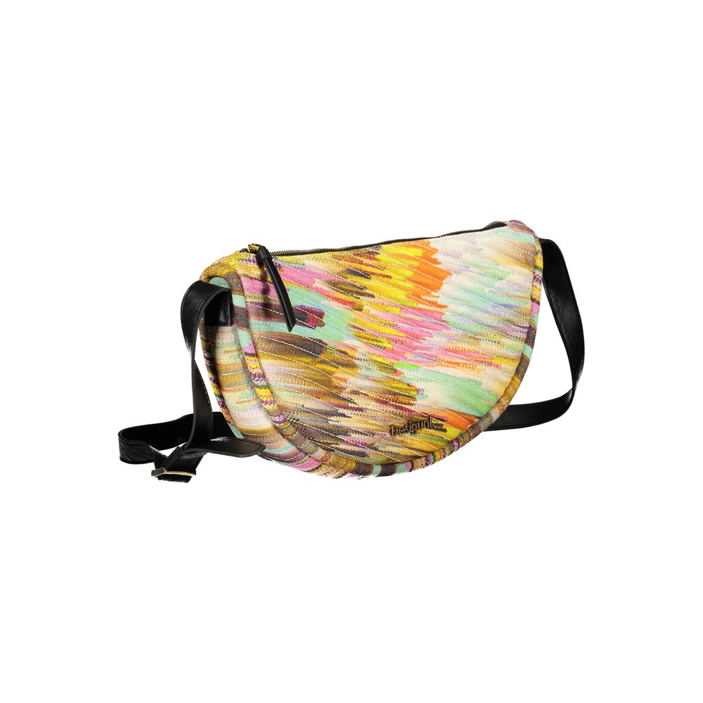 Desigual Yellow Polyester Handbag - Beyzy Store - Desigual