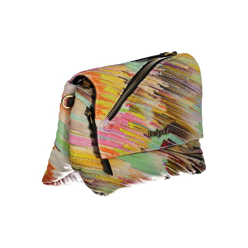 Desigual Yellow Polyester Handbag - Beyzy Store - Desigual