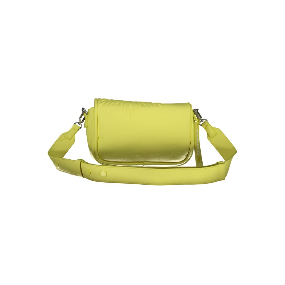 Desigual Yellow Polyethylene Handbag - Beyzy Store - Desigual