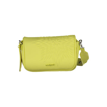 Desigual Yellow Polyethylene Handbag - Beyzy Store - Desigual