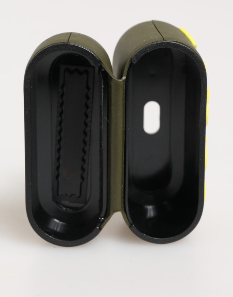 Dolce & Gabbana Army Green Rubber Logo Embossed Accessory Airpods Case - Beyzy Store - Dolce & Gabbana
