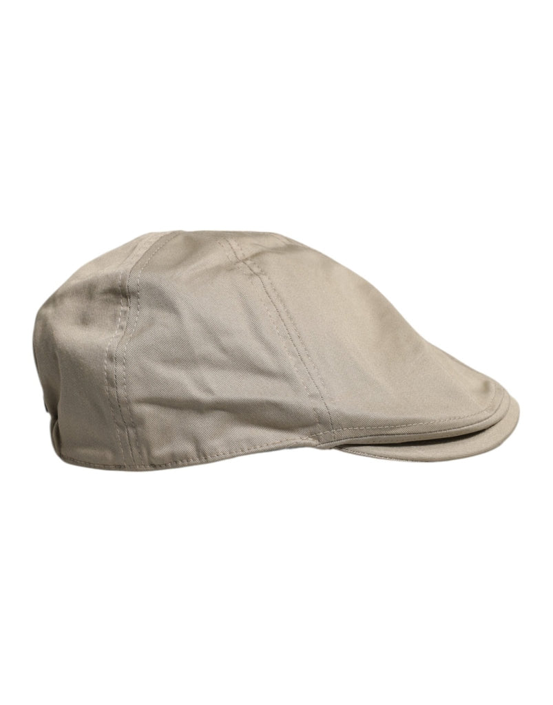 Dolce & Gabbana Beige Cotton Newsboy Capello Cabbie Hat - Beyzy Store - Dolce & Gabbana