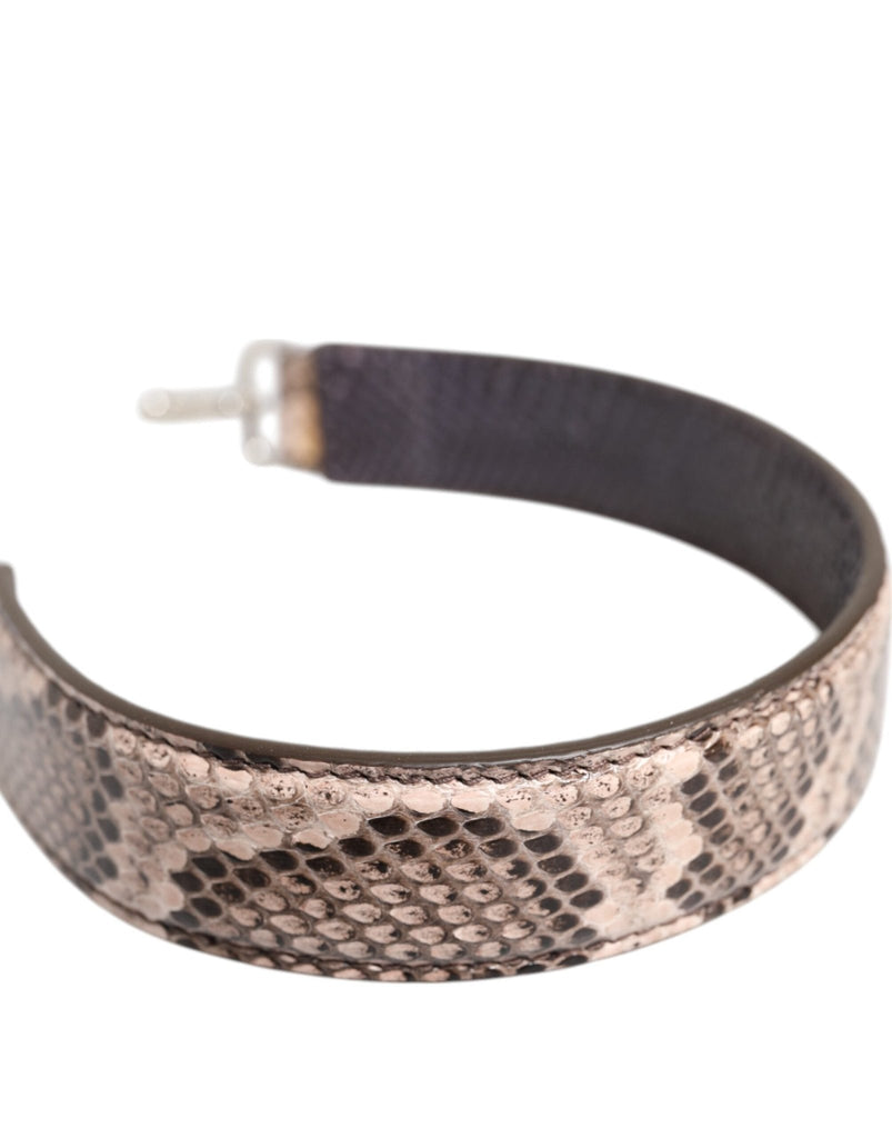 Dolce & Gabbana Beige Exotic Leather Handbag Accessory Shoulder Strap - Beyzy Store - Dolce & Gabbana