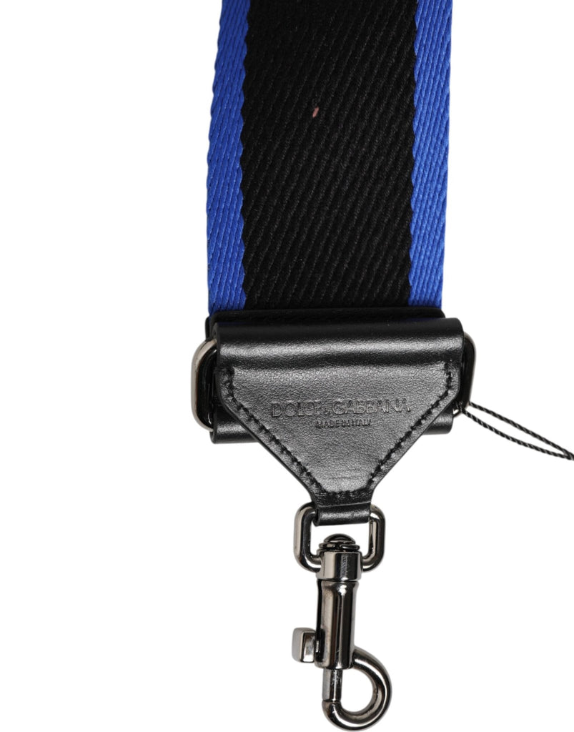 Dolce & Gabbana Black Blue Colorful Lettering Bag Handle Shoulder Strap - Beyzy Store - Dolce & Gabbana