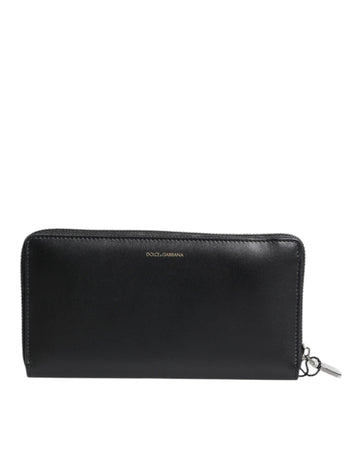 Dolce & Gabbana Black Blue Exotic Leather Embossed Continental Wallet - Beyzy Store - Dolce & Gabbana