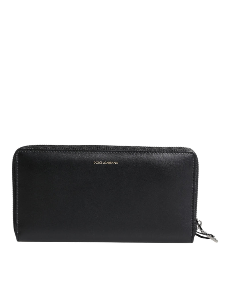 Dolce & Gabbana Black Blue Exotic Leather Embossed Continental Wallet - Beyzy Store - Dolce & Gabbana