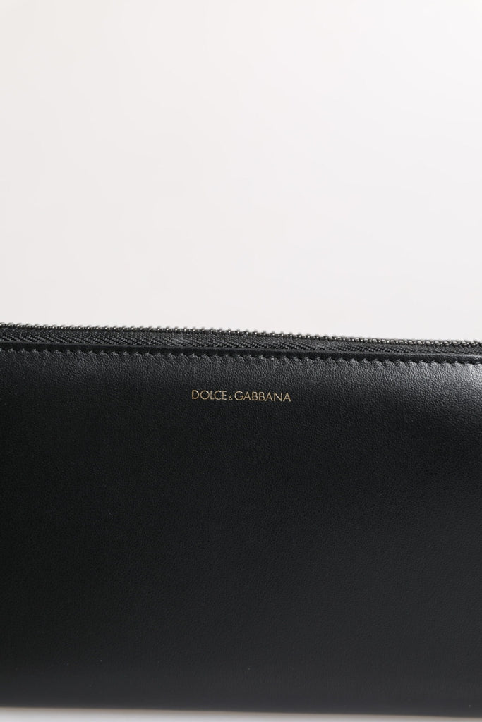 Dolce & Gabbana Black Blue Exotic Leather Embossed Continental Wallet - Beyzy Store - Dolce & Gabbana