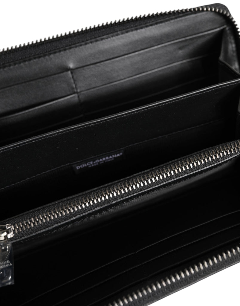 Dolce & Gabbana Black Brown Exotic Leather Men Continental Clutch Wallet - Beyzy Store - Dolce & Gabbana