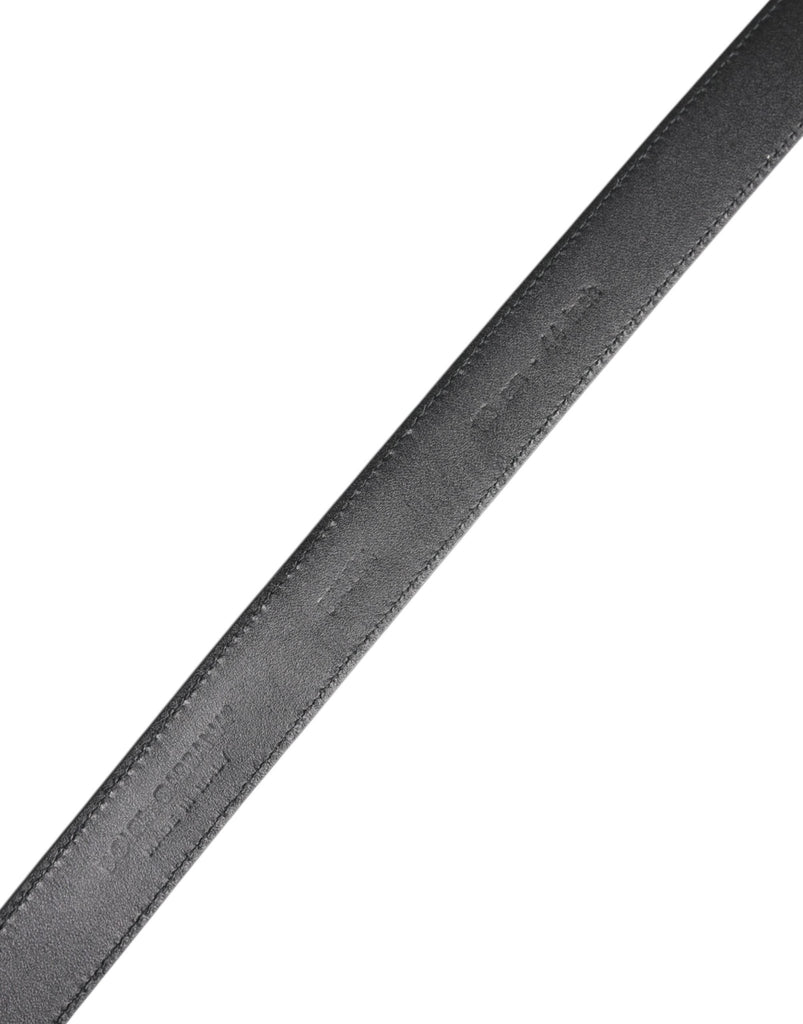Dolce & Gabbana Black Calf Leather Classic Metal Buckle Belt - Beyzy Store - Dolce & Gabbana