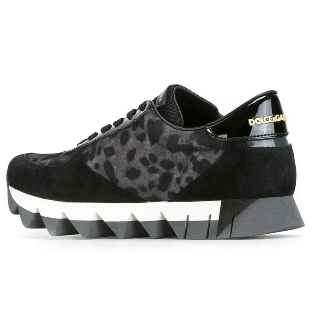 Dolce & Gabbana Black Calfskin Sneaker - Beyzy Store - Dolce & Gabbana