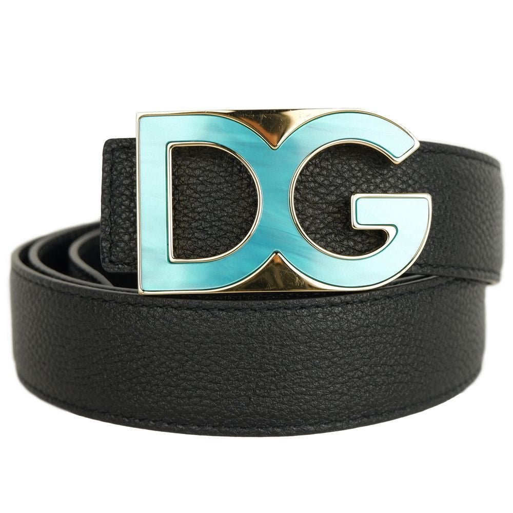 Dolce & Gabbana Black Calfskin Women Belt - Beyzy Store - Dolce & Gabbana