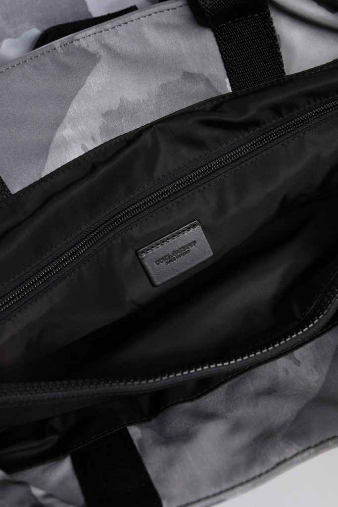Dolce & Gabbana Black Camouflage Shoulder Strap Logo Plaque Bag - Beyzy Store - Dolce & Gabbana