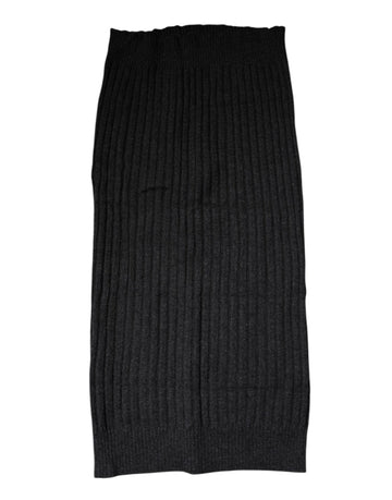 Dolce & Gabbana Black Cashmere Knitted Neck Warmer Foulard Scarf - Beyzy Store - Dolce & Gabbana
