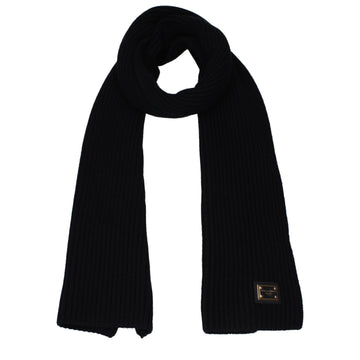 Dolce & Gabbana Black Cashmere Scarf - Beyzy Store - Dolce & Gabbana