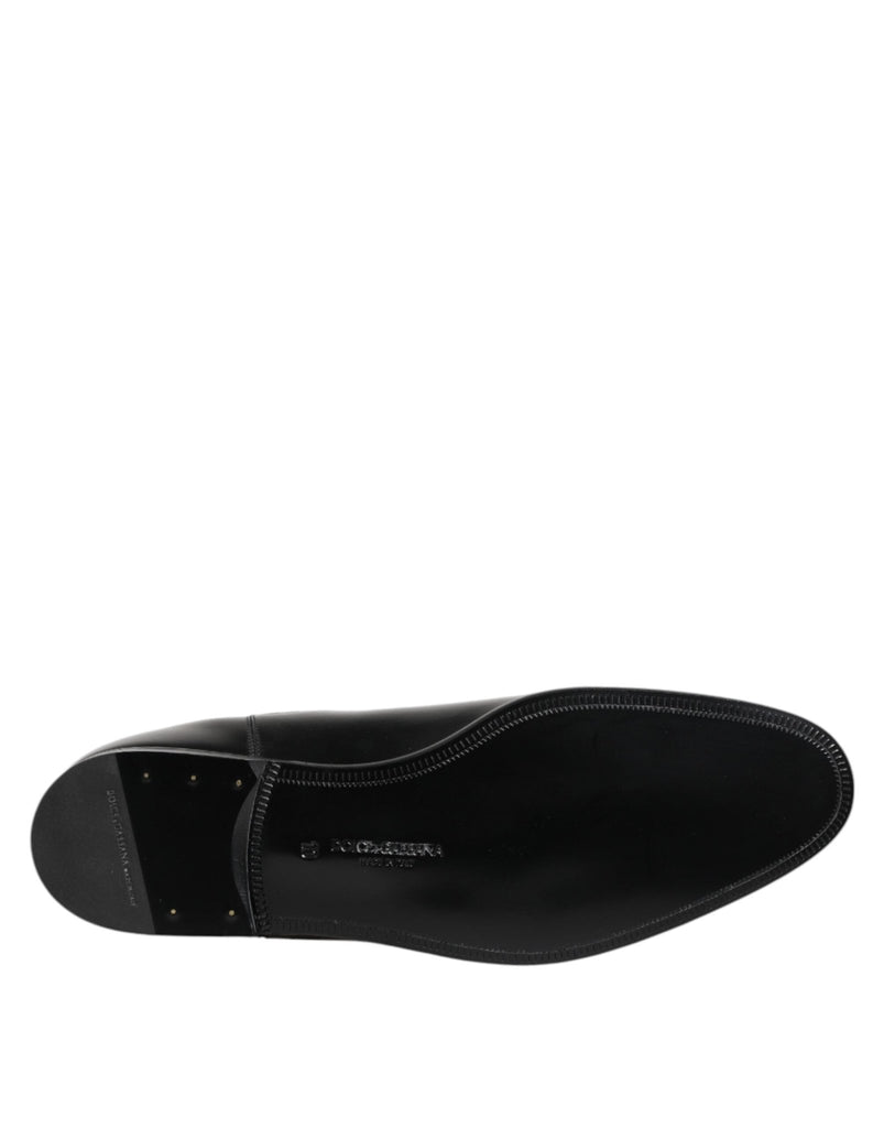 Dolce & Gabbana Black Chelsea Slip On Mid Calf Boots Shoes - Beyzy Store - Dolce & Gabbana