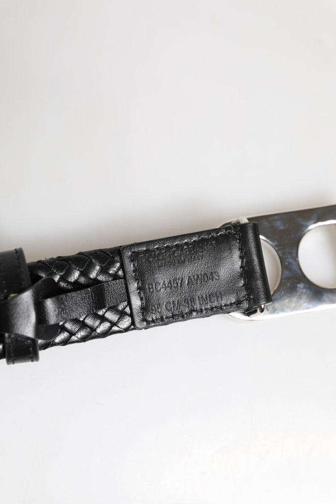Dolce & Gabbana Black Classic Leather DG Logo Buckle Belt - Beyzy Store - Dolce & Gabbana