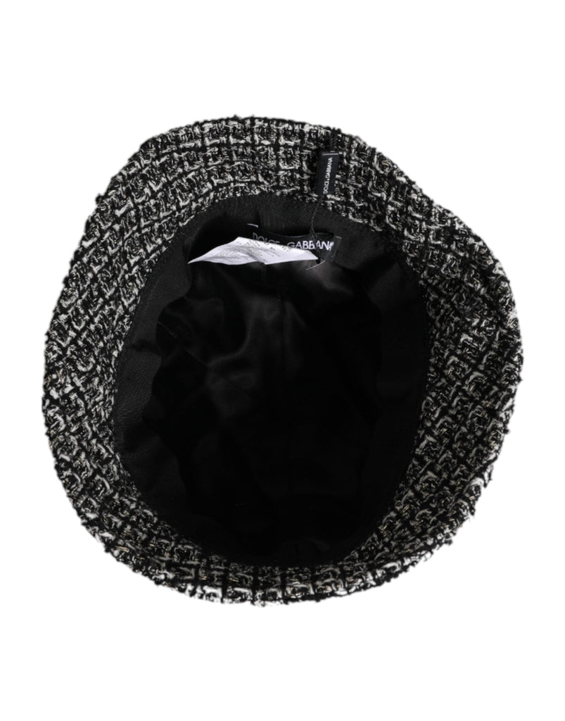 Dolce & Gabbana Black Cotton Blend Bucket Hat - Beyzy Store - Dolce & Gabbana