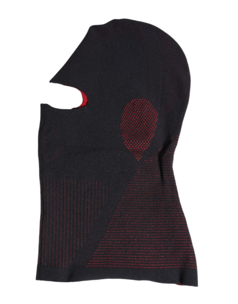 Dolce & Gabbana Black Cotton Knitted Ski Mask Balaclava Hat - Beyzy Store - Dolce & Gabbana