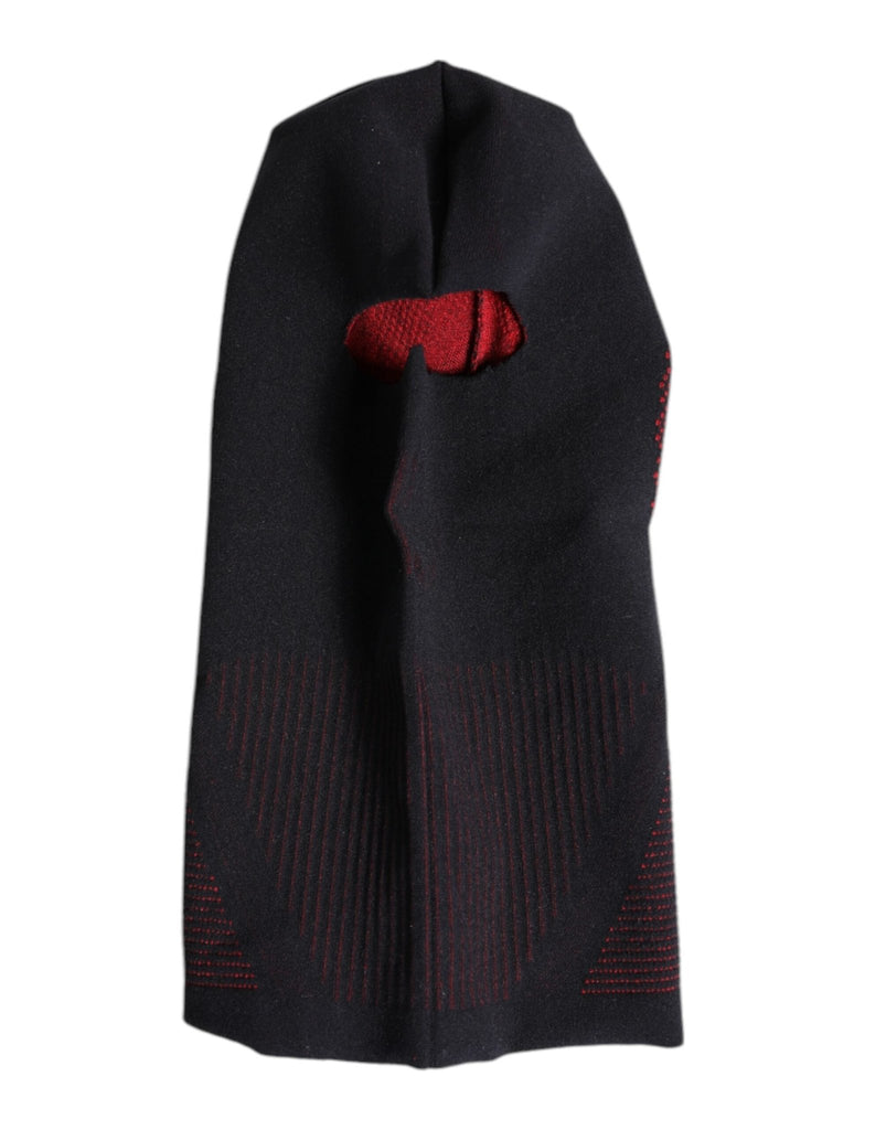Dolce & Gabbana Black Cotton Knitted Ski Mask Balaclava Hat - Beyzy Store - Dolce & Gabbana