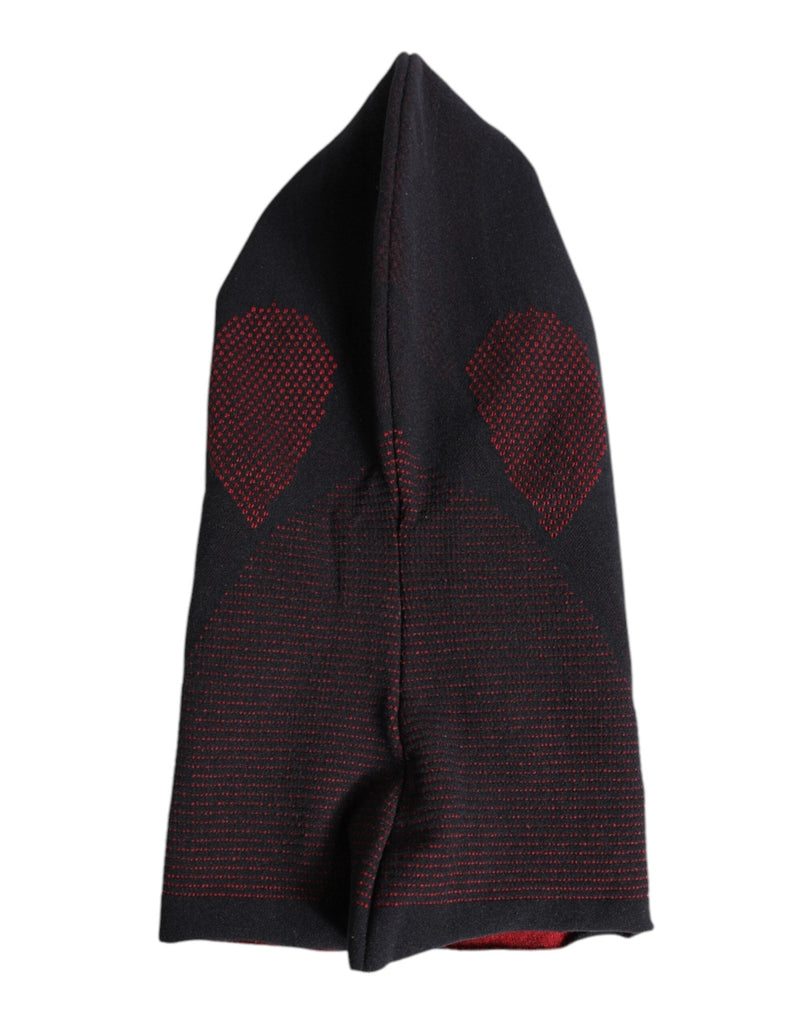 Dolce & Gabbana Black Cotton Knitted Ski Mask Balaclava Hat - Beyzy Store - Dolce & Gabbana
