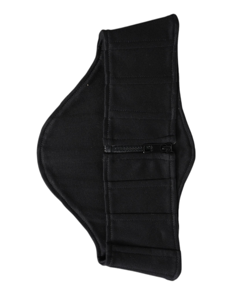 Dolce & Gabbana Black Cotton Waist Tuxedo Belt Cummerbund - Beyzy Store - Dolce & Gabbana